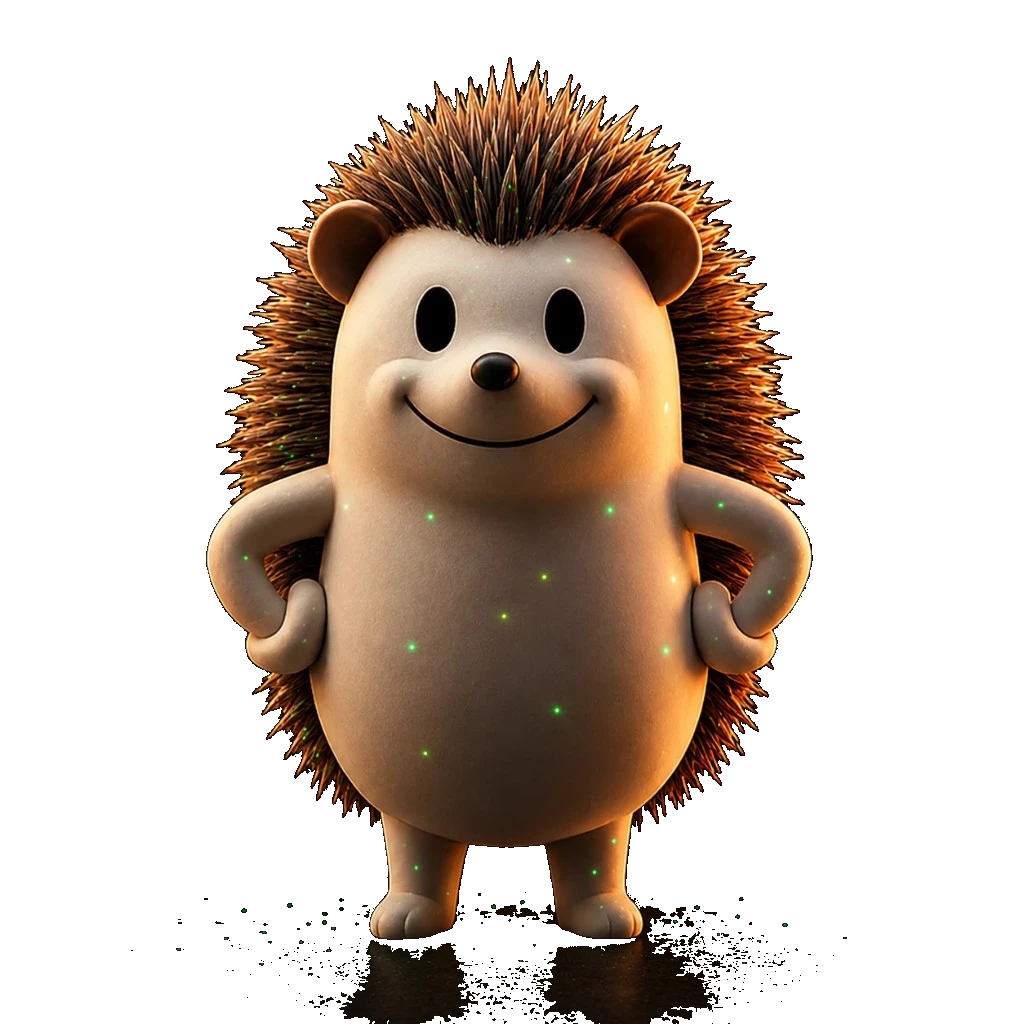 Kirpi Soft maskotu